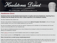 Tablet Screenshot of headstones-direct.co.nz